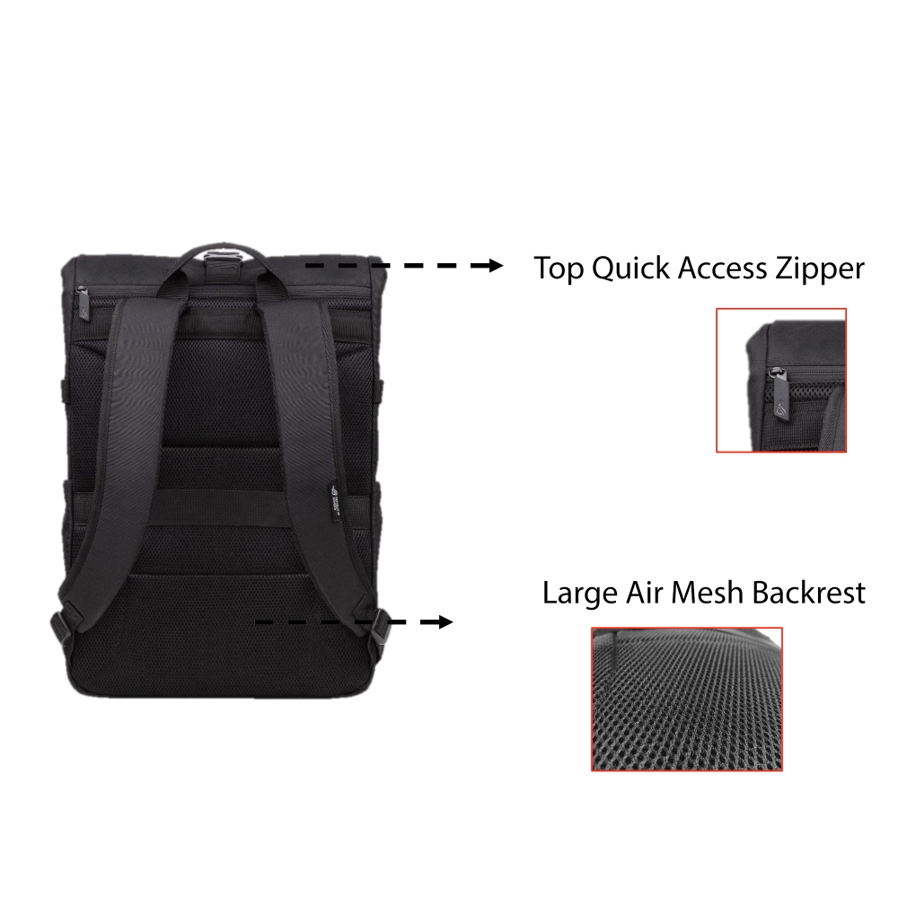 Раница за лаптоп Asus BP4701 ROG 17, Black