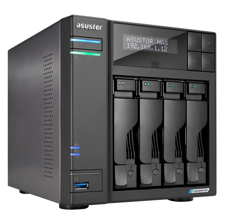 Мрежов сторидж Asustor Lockerstor AS6704T,4 Bay NAS