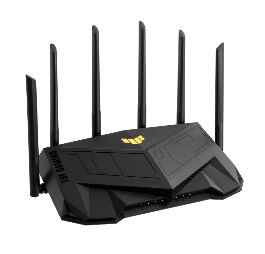 Asus TUF Gaming AX6000 Wireless Router Dual-Band Quad-Core 2.0GHz 256MB/512MB Flash/RAM 2.5G Port AiProtection Pro