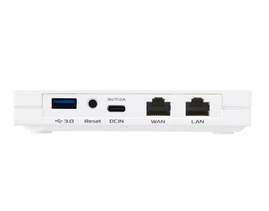 Рутер Asus RT-AX57 Go Wireless Dual-Band Dual-Core 1.3GHz 128MB/512MB Flash/RAM Gigabit AiProtection Classic черен