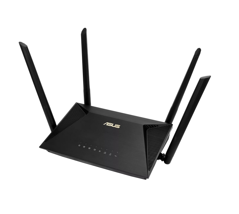 Рутер Asus RT-AX1800U Wireless Dual-Band Dual-Core 880MHz 128MB/256MB Flash/RAM Gigabit AiProtection Classic черен