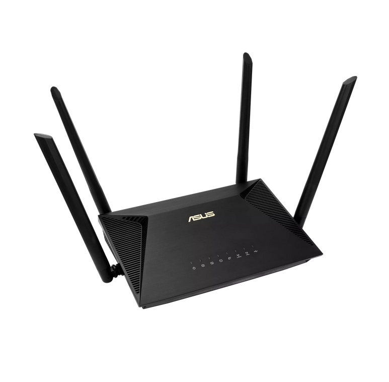 Рутер Asus RT-AX1800U Wireless Dual-Band Dual-Core 880MHz 128MB/256MB Flash/RAM Gigabit AiProtection Classic черен