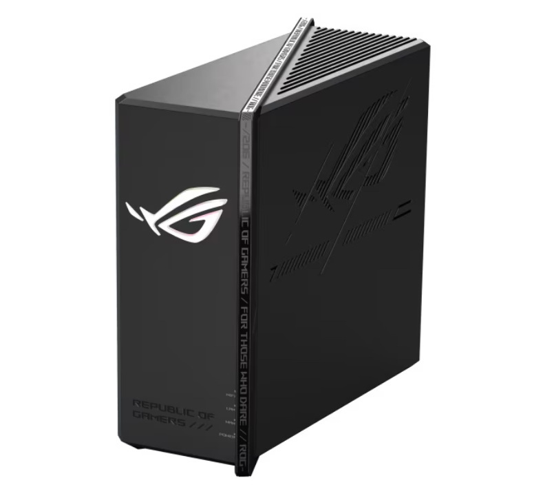 Рутер Asus ROG Strix GS-BE18000 Gaming Tri-Band 320MHz 2.6GHz CPU 2GB RAM 8x2.5G порт AiProtection Pro VPN RGB AiMesh