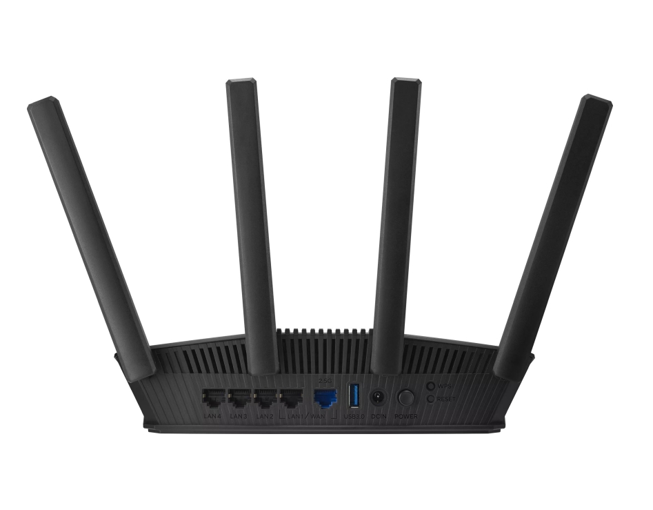 Рутер Asus RT‑BE58U V2 BE3600 Dual‑Band Wi‑Fi 7 рутер черен