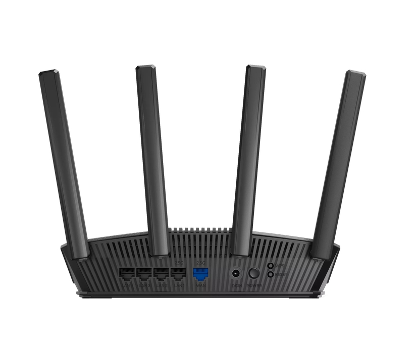 Рутер Asus RT‑BE59, Dual‑Band Wi‑Fi 7 BE5000, 2.5G WAN и LAN, AiMesh, IoT SSID, VPN, родителски контрол