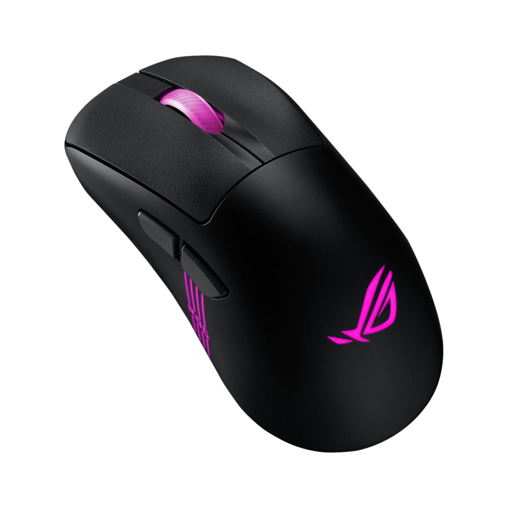 Mouse Asus ROG Keris II Origin Wireless, 65 g, ergonomic, 42K optical sensor, ROG Micro Switch II, 5 programmable buttons, black
