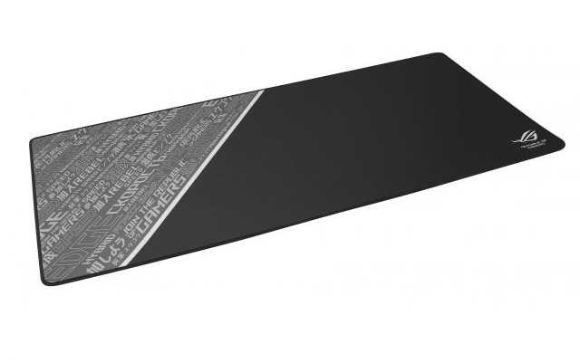 Asus ROG Sheath BLK LTD гейминг подложка, платнена повърхност, прошити ръбове, противоплъзгаща гумена основа, черна