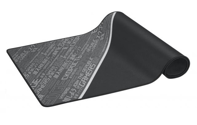 Asus ROG Sheath BLK LTD гейминг подложка, платнена повърхност, прошити ръбове, противоплъзгаща гумена основа, черна