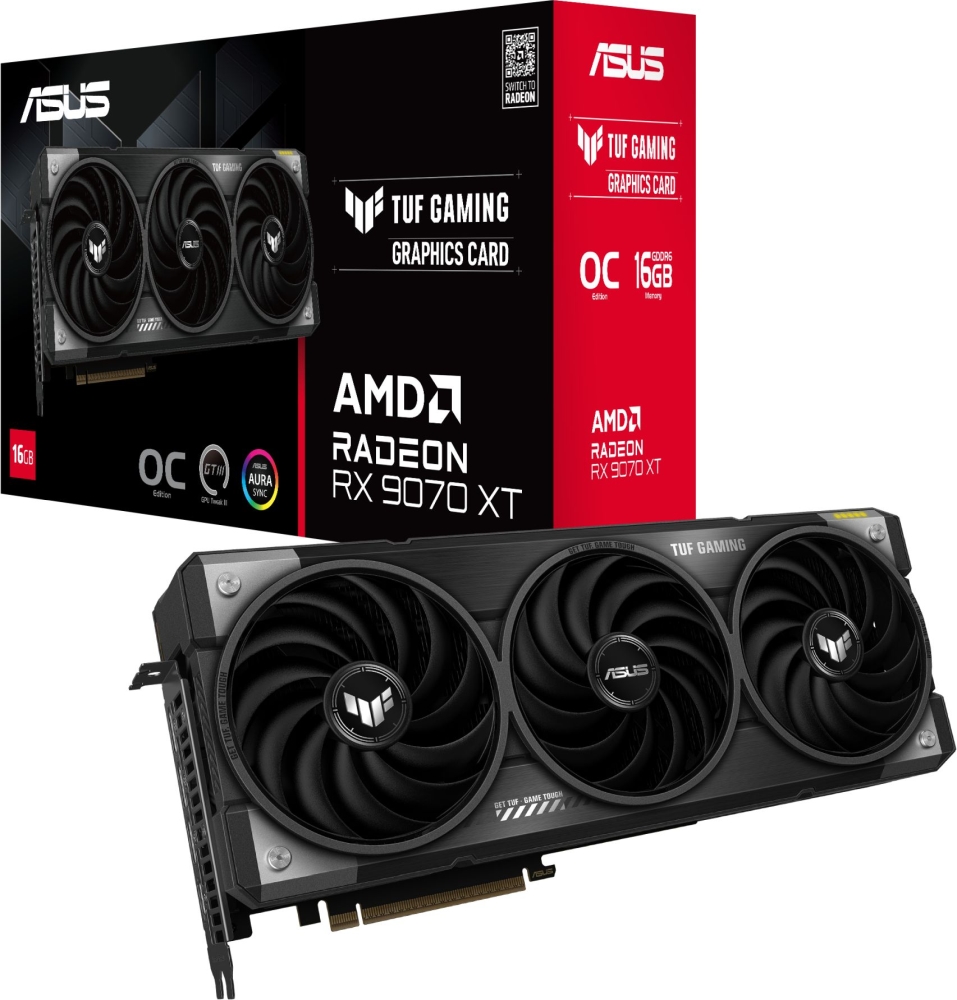 Asus TUF Gaming RX 9070XT 16GB GDDR6 OC Graphics Card