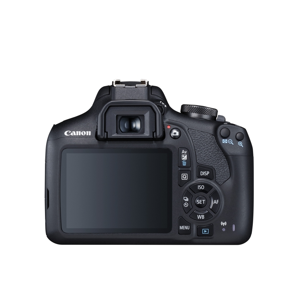 DSLR Фотоапарат Canon EOS 2000D, black + EF-s 18-55 + EF 75-300