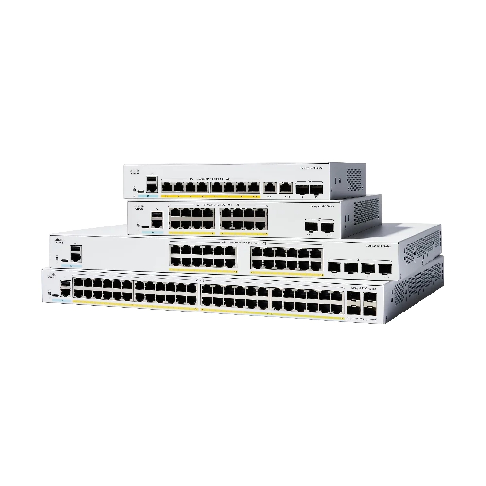 Switch Cisco Catalyst 1300 8-port GE Ext PS 2x1G Combo