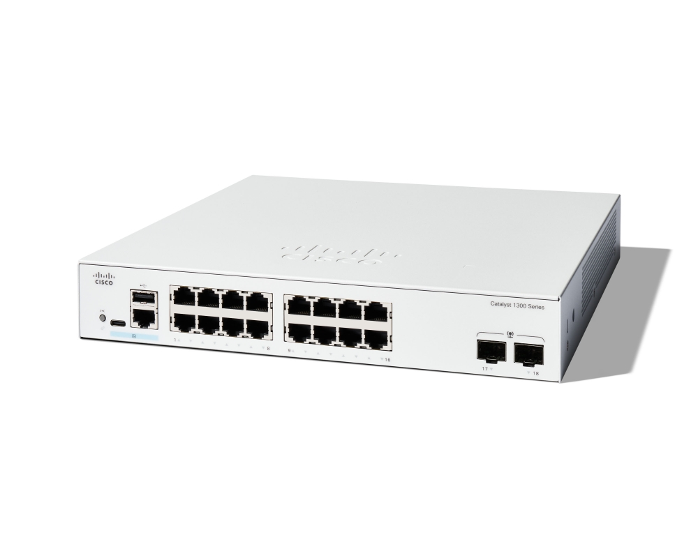 Switch Cisco Catalyst 1300 16-port GE 2x1G SFP