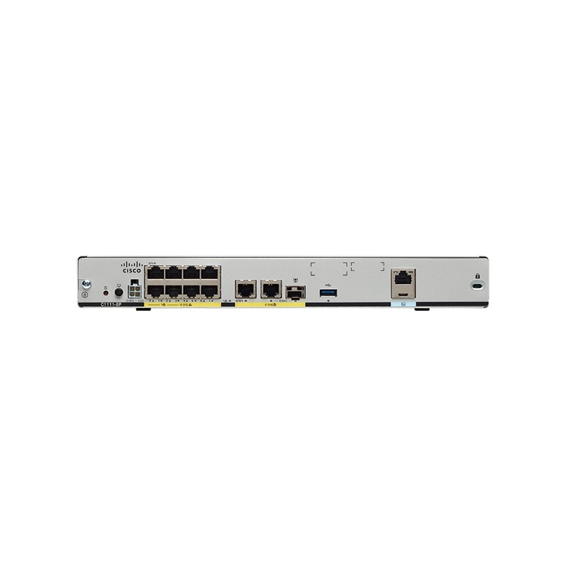 Router cisco isr 1100 8 ports dual ge wan ethernet router