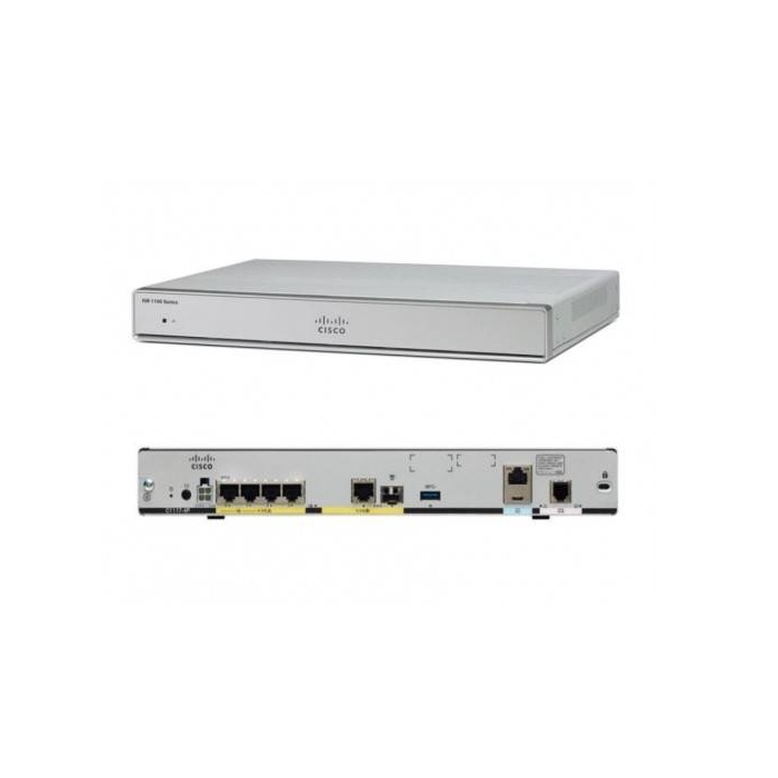 Router cisco isr 1100 4 ports dual ge ethernetw/ 802.11ac -e wifi