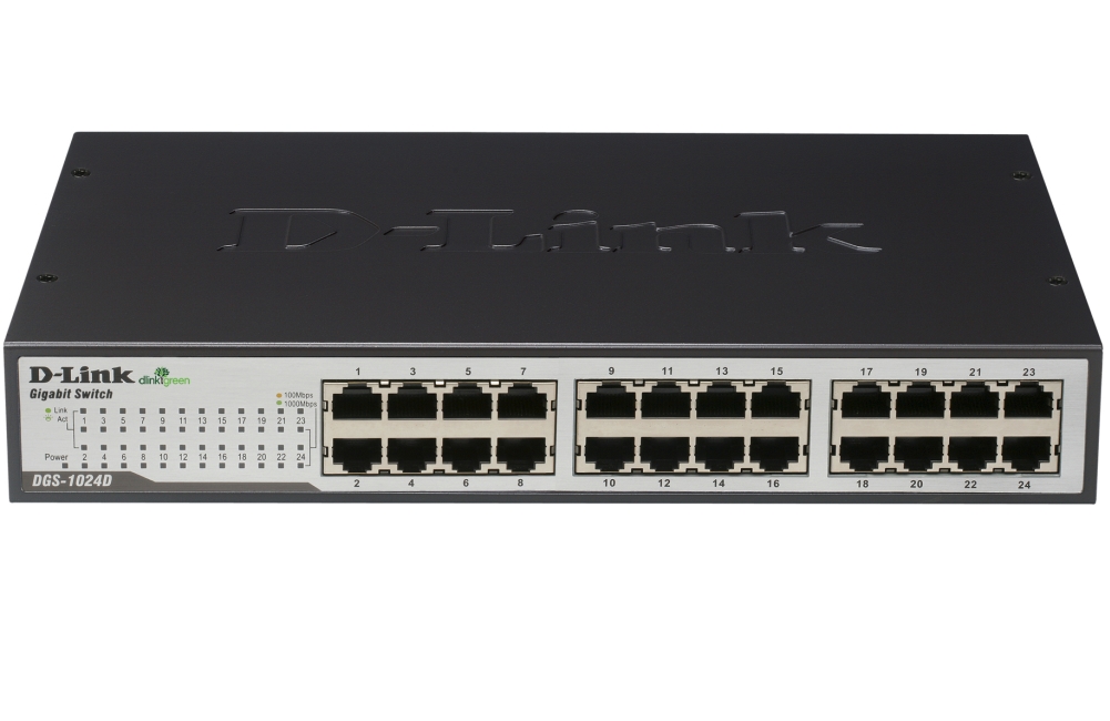 Switch d-link 24-port 10/100/1000mbps copper