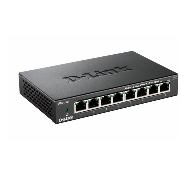 Switch d-link 8-port 10/100 desktop