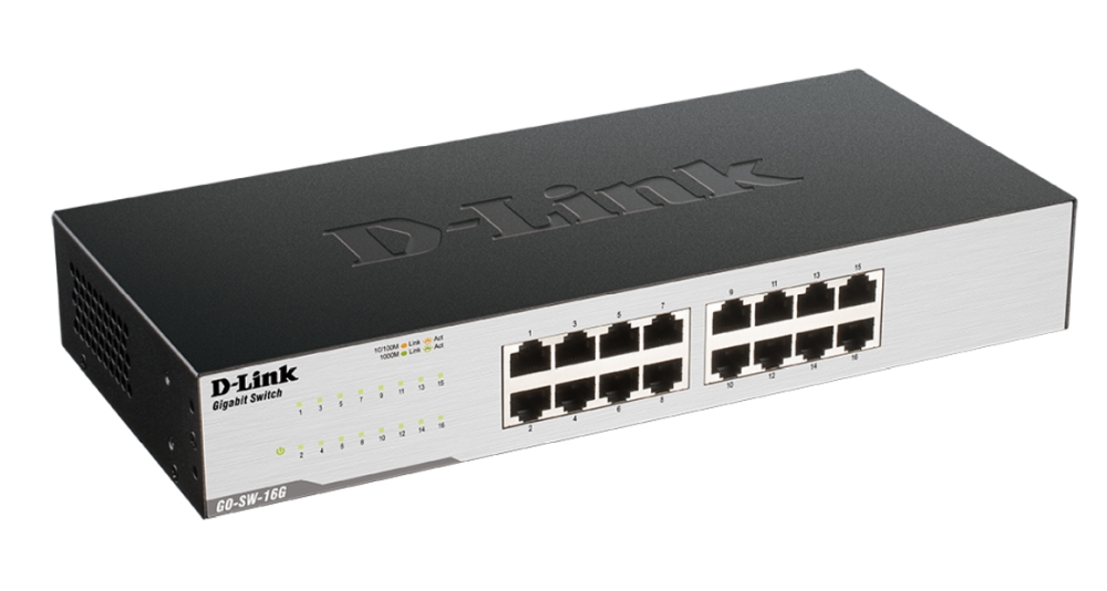 Суич D-Link 16-Port Gigabit Easy Desktop Switch