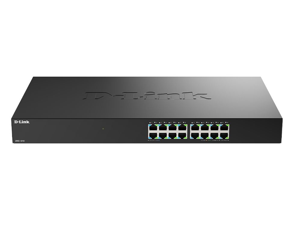 Суич D-Link 16-Port 2.5G Multi-Gigabit Unmanaged Switch