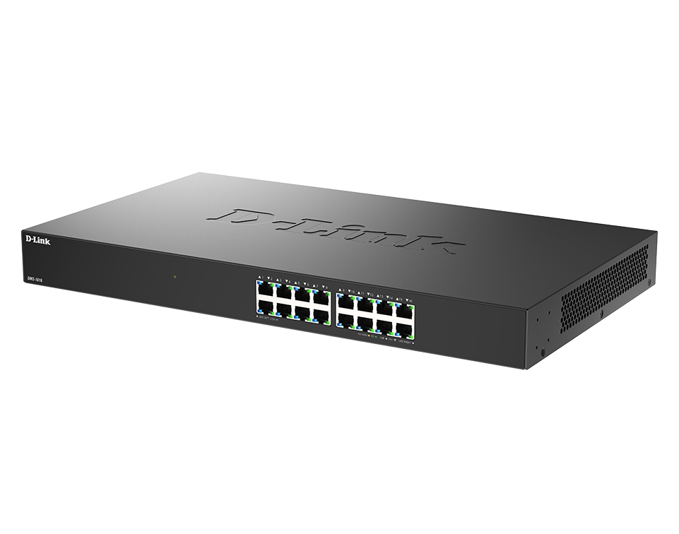 Суич D-Link 16-Port 2.5G Multi-Gigabit Unmanaged Switch