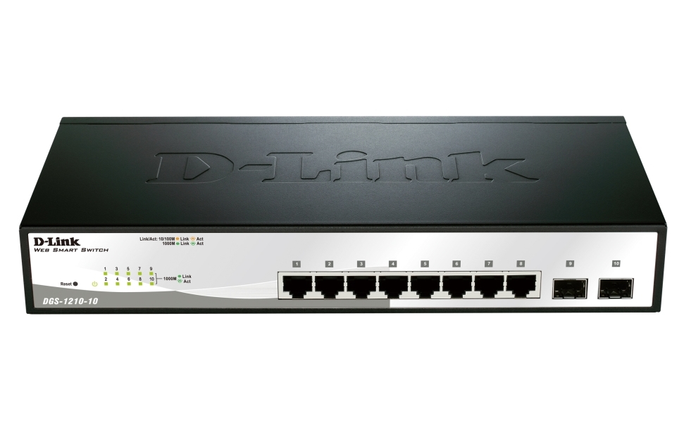 Суич D-Link 10-Port Gigabit Smart