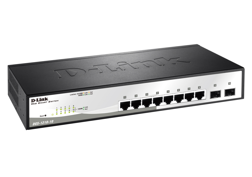 Суич D-Link 10-Port Gigabit Smart