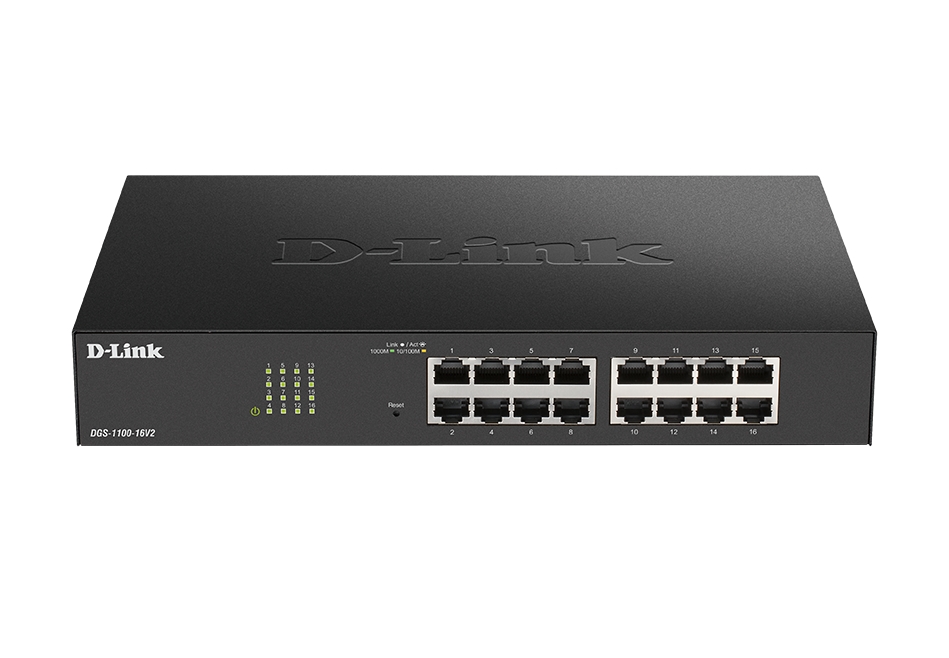Суич D-Link 16-Port Gigabit Smart Managed Switch