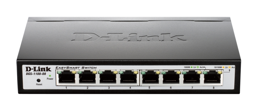 Switch d-link 8-port gigabit smart