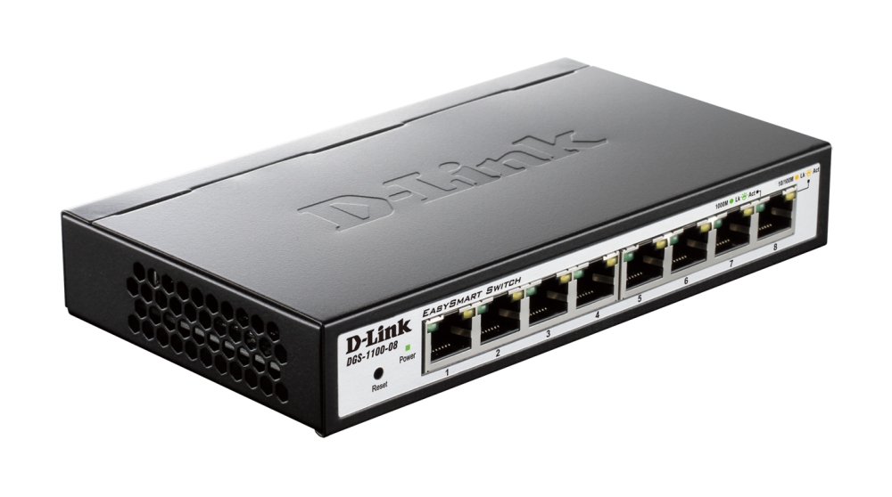Switch d-link 8-port gigabit smart