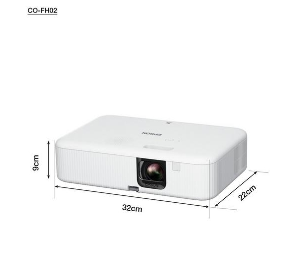 Мултимедиен проектор Epson CO-FH02 FHD 1080p 1920x1080 16:9, White