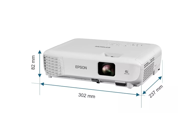 Мултимедиен проектор Epson EB-W53 WXGA HD Ready 4000 Lumen USB 2.0 Type B