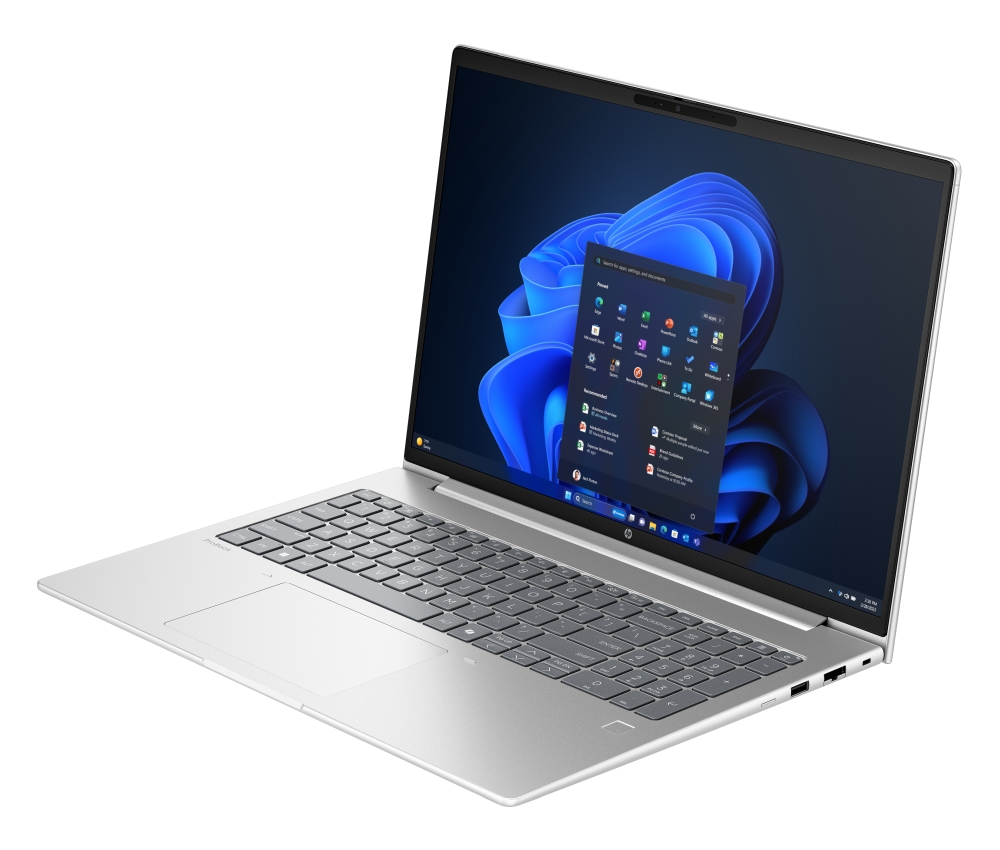 Лаптоп HP ProBook 4 G1iR 16 Pike Silver Core 5 120U 10 ядра 5GHz 16 WUXGA AG 300nits 16GB 5600Mhz 512MB SSD Wi-Fi 6E BT 5.3 FPR подсветка клавиатура Win11 Pro 3Y