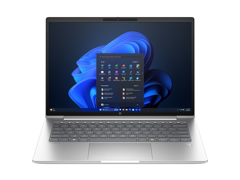 HP ProBook 4 G1iR 14 Pike Silver Core 5 120U 10 cores 5GHz 14 WUXGA AG 300nits 16GB 5600Mhz 512MB SSD Wi-Fi 6E BT 5.3 FPR Backlit Keyboard Win11 Pro 3Y