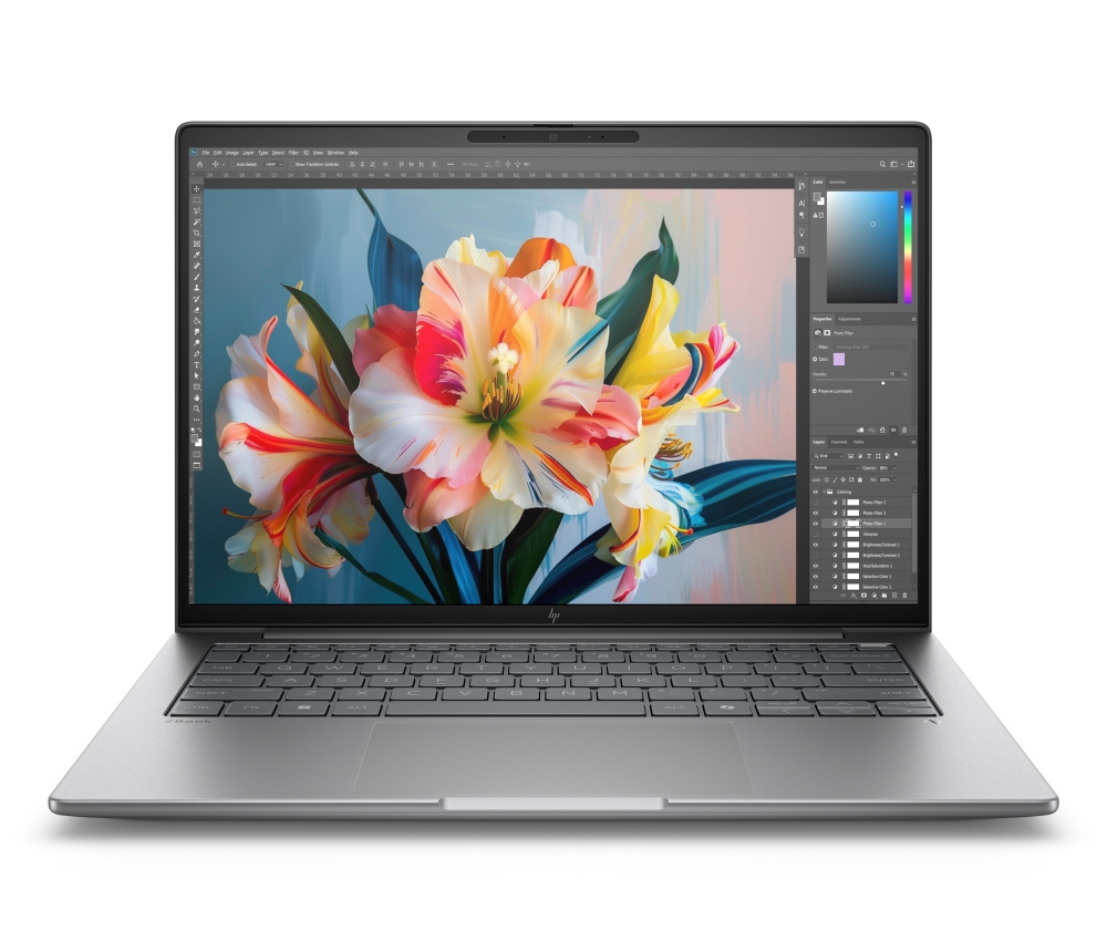 HP ZBook 8 G1i AI 14 Pike Silver Ultra 7 255H 16 cores 5.1GHz 14 2.5K AG 400nits 120Hz 32GB 6400Mhz 1TB SSD Wi-Fi 7 BT 5.4 FPR Smart Card NVIDIA RTX 500 Ada 4GB Backlit Keyboard Win11 Pro 3Y