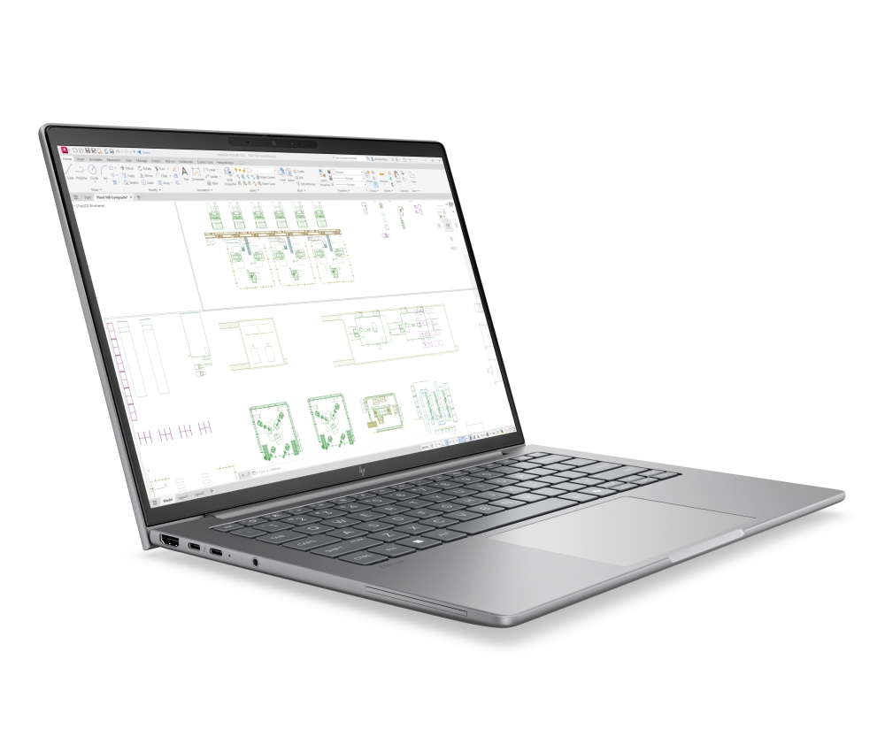 Лаптоп HP ZBook 8 G2i AI 14, Ultra 7 356H, 24 GB RAM, 1 TB SSD, 14 WUXGA 400nits, RTX Pro 500 4 GB, Wi‑Fi 7, Win 11 Pro, 3Y onsite