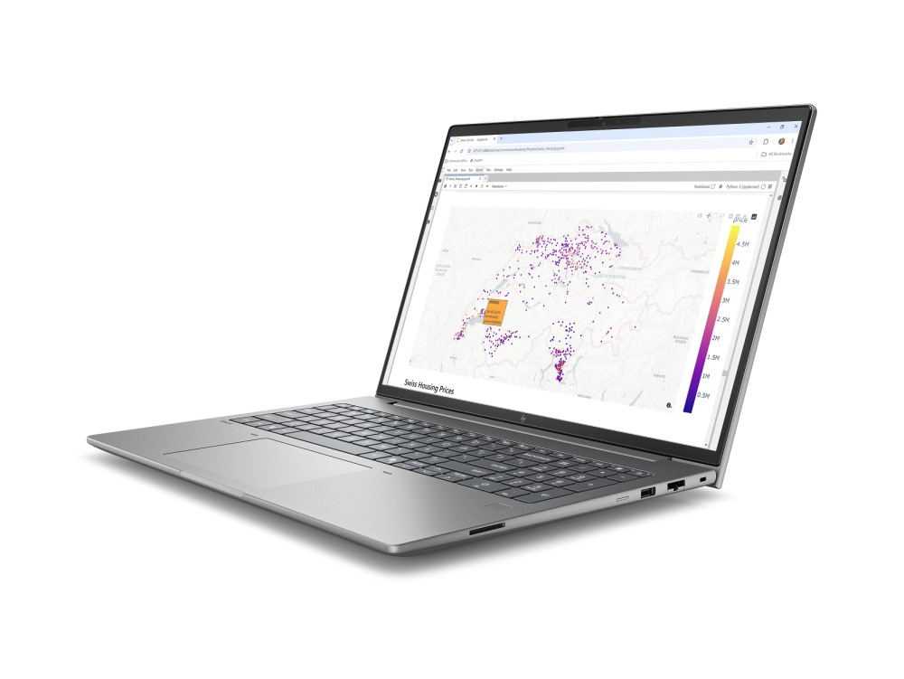 Лаптоп HP ZBook X G2i AI 16, Ultra 7 366H, 32 GB RAM, 1 TB SSD, 16 WQUXGA 120Hz DreamColor, RTX Pro 2000 8 GB, Wi‑Fi 7, Win 11 Pro