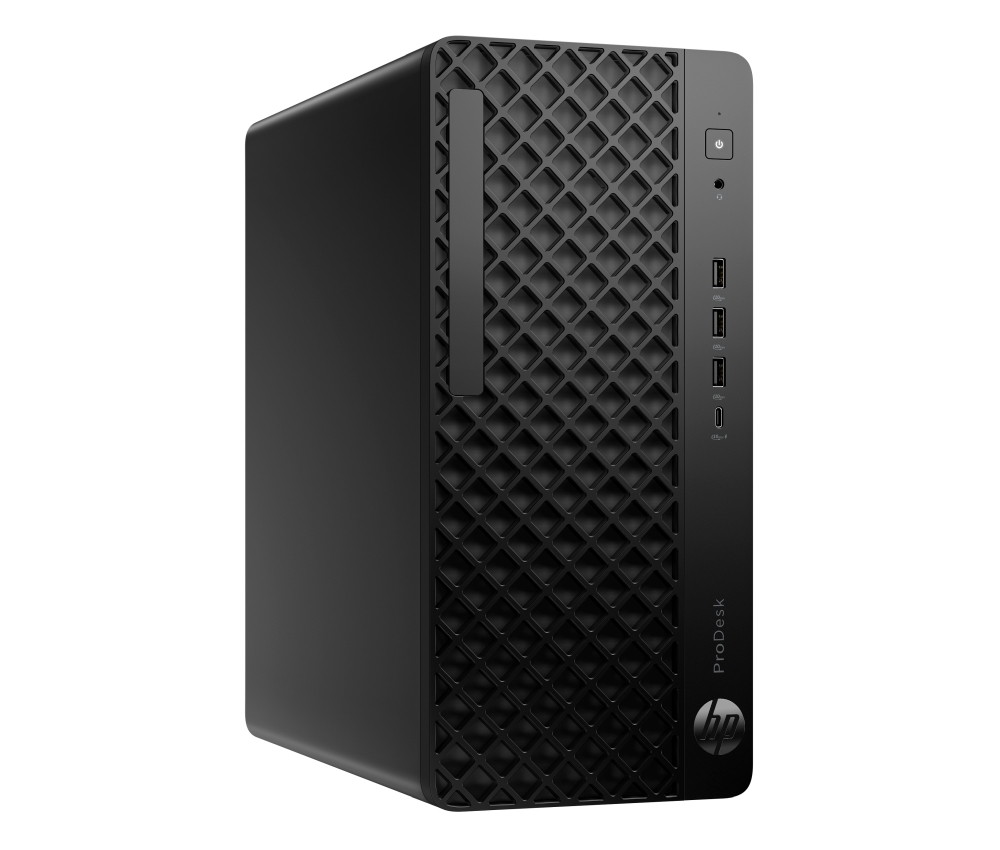 Компютър HP ProDesk 4 Tower G1i AI Ultra 5 225 4.9GHz 20MB 10 ядра 32GB 5600Mhz 1TB PCIe SSD HP клавиатура мишка WiFi 6E BT 5.3 Win 11 Pro 3Y NBD