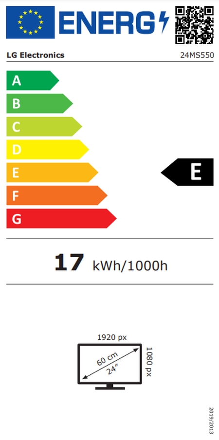 Монитор LG 24MS550-B  23.8 IPS FHD 1920x1080