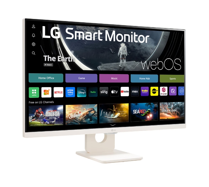 Monitor LG 27U511SA-W 27 IPS Smart webOS23 100Hz FHD HDR10 White