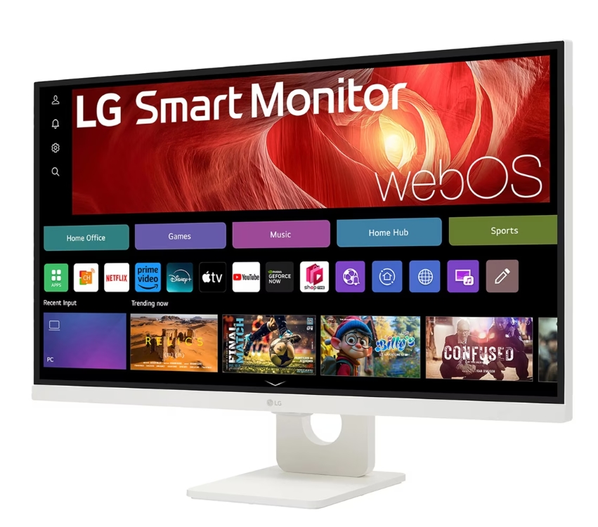 Монитор LG 27U731SA-W 27 IPS Smart webOS, UHD 3840x2160, HDR10, бял