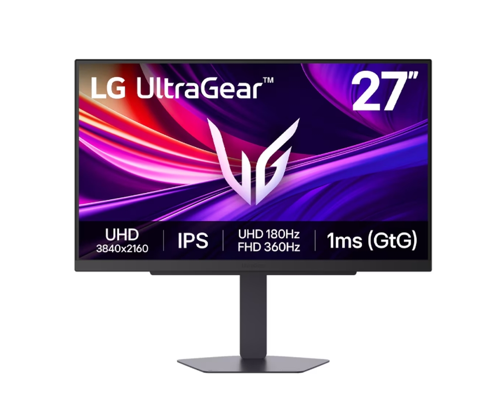 Монитор LG 27G810A-B UltraGear 27 4K IPS 180Hz/360Hz HDR10 FreeSync G-SYNC HDMI DP черен