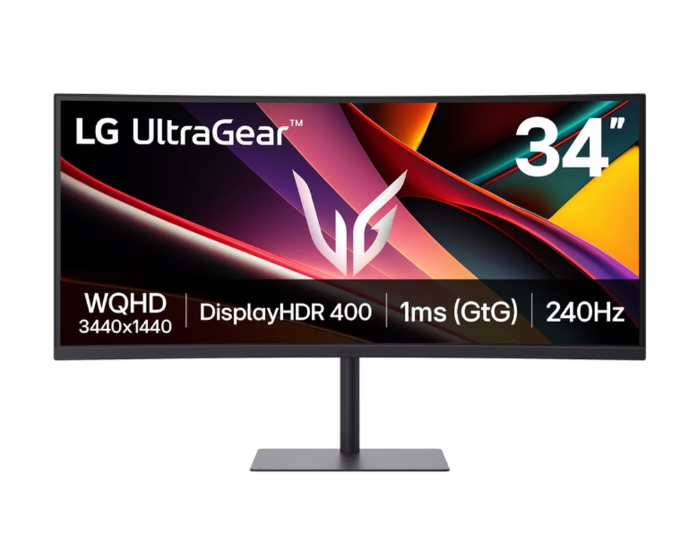 Монитор LG 34G630A-B UltraGear 34 Curved VA 1ms 240Hz HDR400 WQHD FreeSync G-SYNC HDMI DP говорители регулиране Black