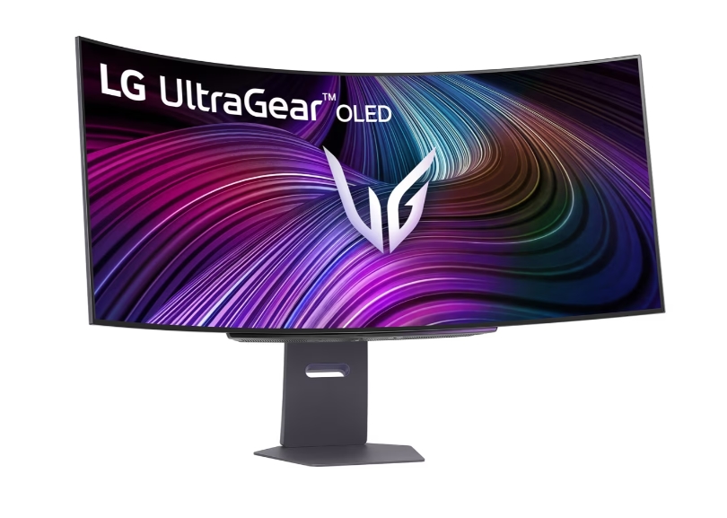 LG 45GX90SA-B Monitor 44.5 OLED UltraGear 21:9 Curved WQHD 240Hz HDR400 0.03ms HDMI DP USB-C Bluetooth Speakers Adjustable