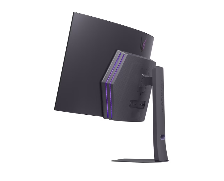 LG 45GX90SA-B Monitor 44.5 OLED UltraGear 21:9 Curved WQHD 240Hz HDR400 0.03ms HDMI DP USB-C Bluetooth Speakers Adjustable