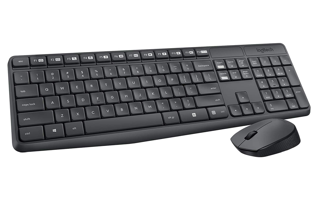 Безжична клавиатура и мишка Logitech MK235