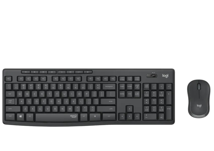 Безжична Клавиатура и мишка Logitech MK295 – GRAPHITE
