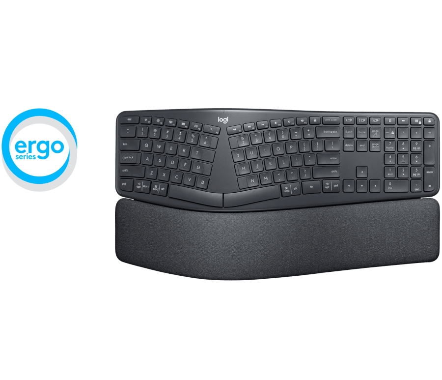 Клавиатура Logitech Wireless ERGO K860, Graphite