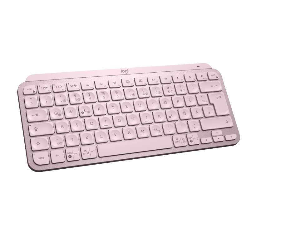 Wireless keyboard logitech mx mini minimalist - rose