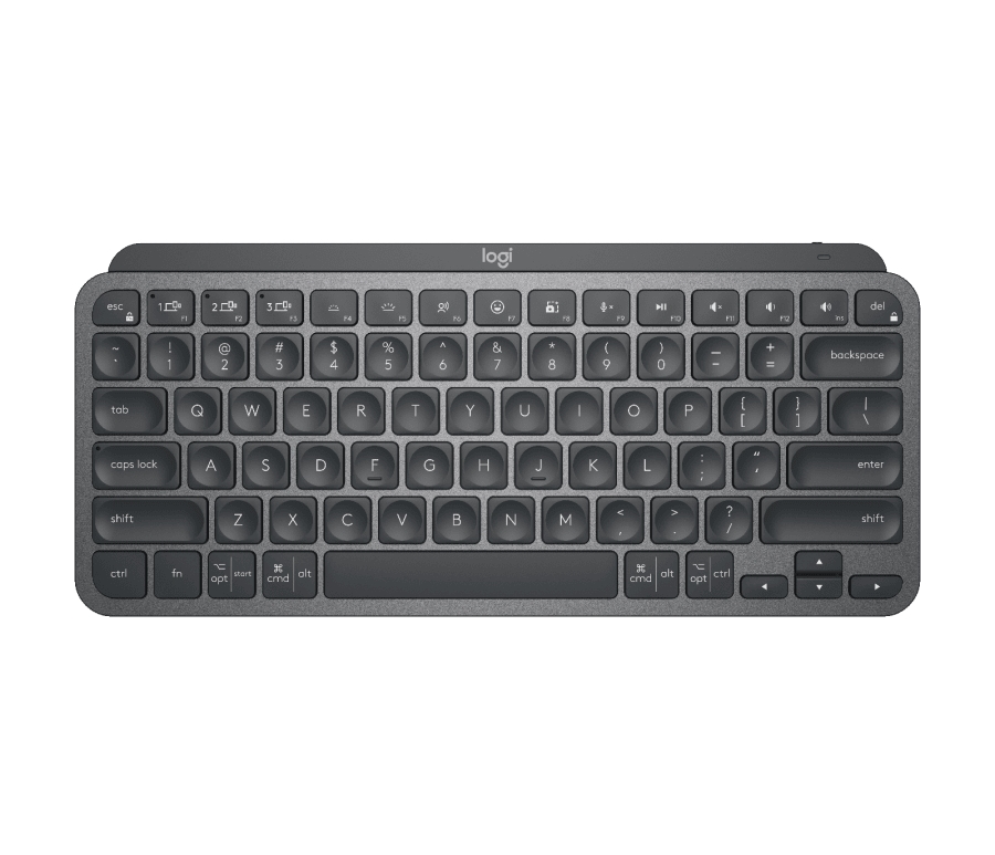 Безжична клавиатура Logitech MX Mini Minimalist, Graphite
