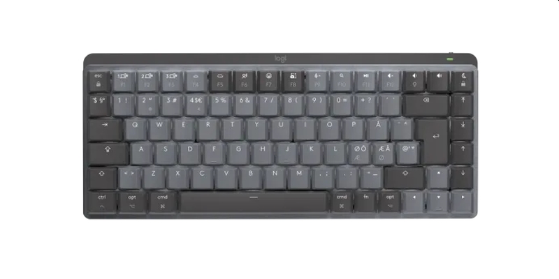 Wireless keyboard Logitech MX Mechanical Mini Mac Minimalist Wireless Illuminated - SPACE GREY