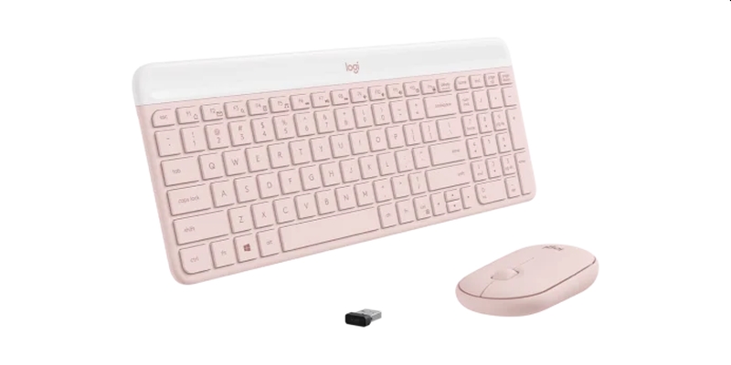 Клавиатура Logitech MK470 Slim Combo - ROSE – US